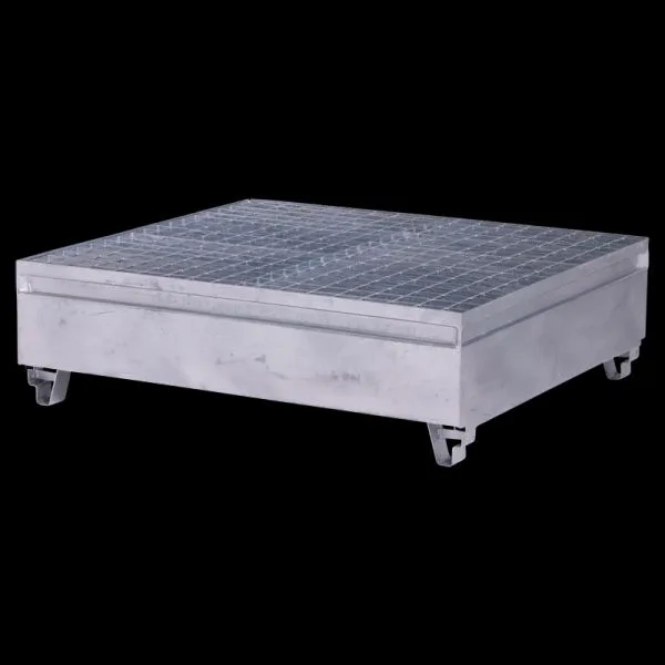 Stalen lekbak 440 ltr / 132x122x40 cm - Afbeelding 3