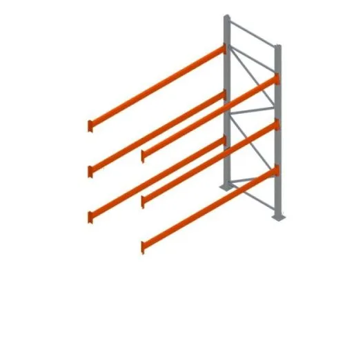 Aanbouwset palletstelling 1 staander en 6 liggers