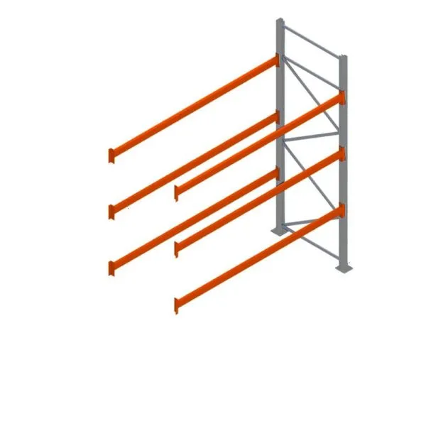 Aanbouwset palletstelling 1 staander en 6 liggers
