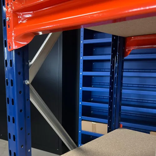 detailfoto van een laag van de etagewagen