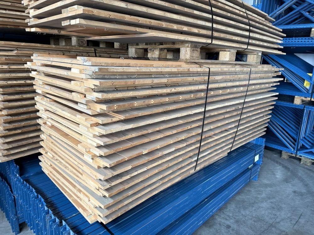 Palletstelling Polypal 300x90 diep / liggers 270 / lengte 25.30 mtr / gebruikt - Afbeelding 4