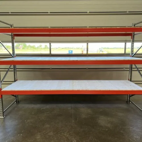 extra brede grootvakstelling met vuren vlonders