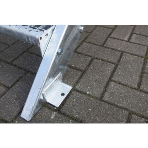 Stalentrap verzinkt 3000 mm / 45 graden / tree breedte 1000 mm, nieuw - Afbeelding 4