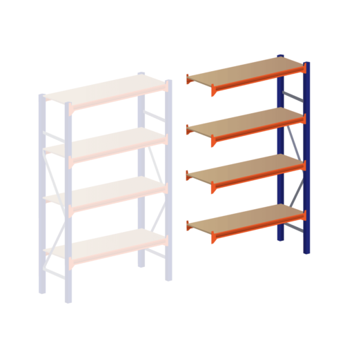 Aanbouwset grootvakstelling 4 laags