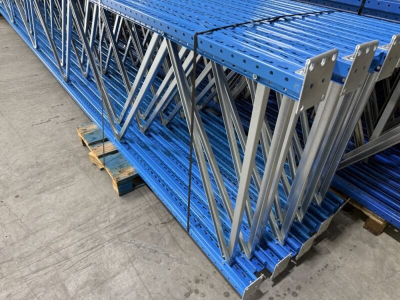 Palletstelling Stow 850x105 diep / liggers 360 / lengte 63 mtr /  nieuw/gebruikt - Afbeelding 3