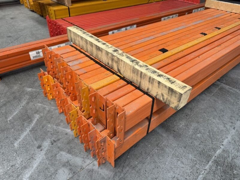 Palletstelling Overtoom 300x90 diep / liggers 270 / lengte 19.70 mtr /  gebruikt - Afbeelding 2