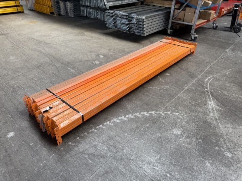 Palletstelling Overtoom 300x105 diep / liggers 270 / lengte 5.70 mtr /  gebruikt - Afbeelding 2