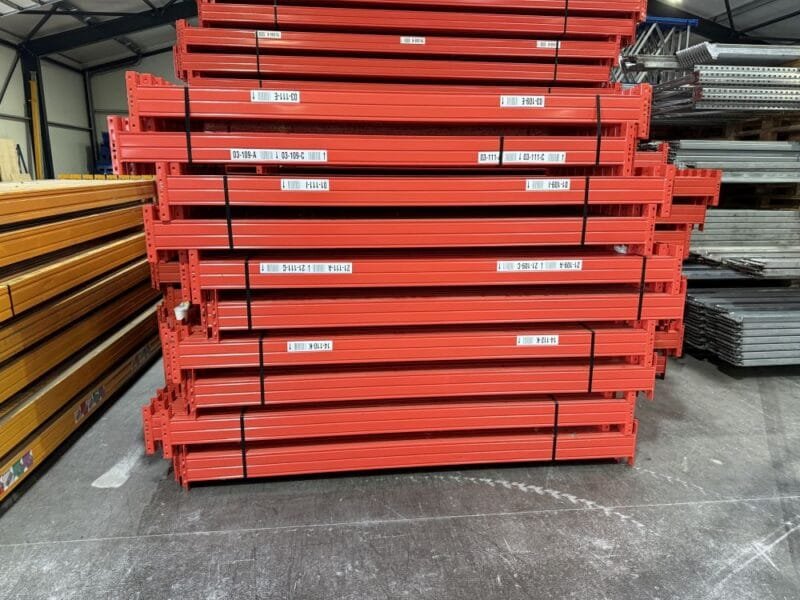 Palletstelling Esnova 400 cm hoog - 110 cm diep - 230 cm lengte - 3 lagen liggers - max. 3600 kg per ligger paar gebruikt/nieuw - Afbeelding 7