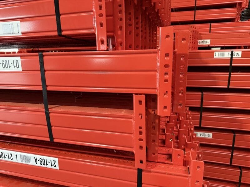 Palletstelling Esnova 400 cm hoog - 110 cm diep - 360 cm lengte - 3 lagen liggers - max. 2200 kg per ligger paar gebruikt/nieuw - Afbeelding 7