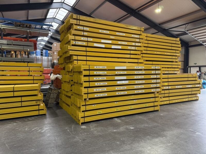 Palletstelling Esmena 950x110 diep / liggers 360 / lengte 37.10 mtr /  gebruikt - Afbeelding 8