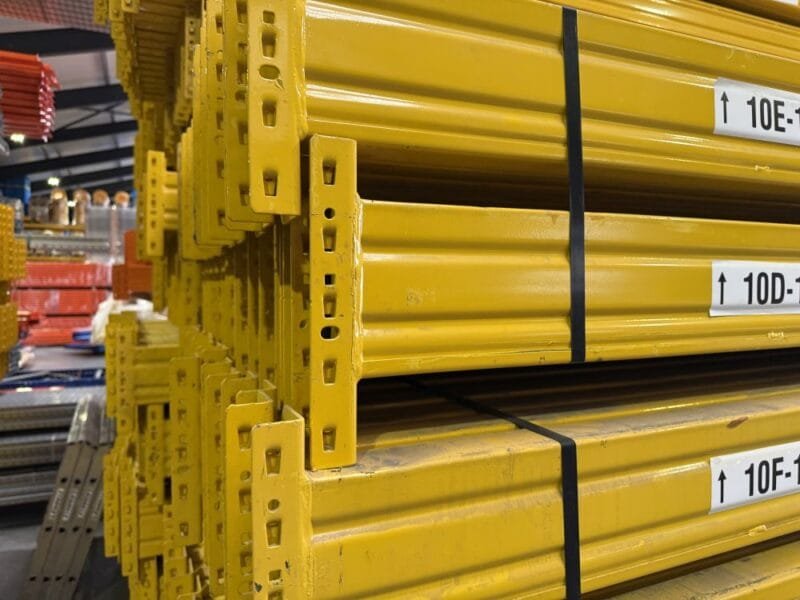 Palletstelling Esmena 950x110 diep / liggers 360 / lengte 37.10 mtr /  gebruikt - Afbeelding 6
