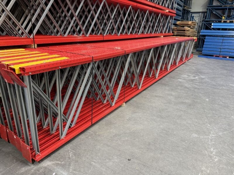 Palletstelling Esmena 950x110 diep / liggers 360 / lengte 37.10 mtr /  gebruikt - Afbeelding 5
