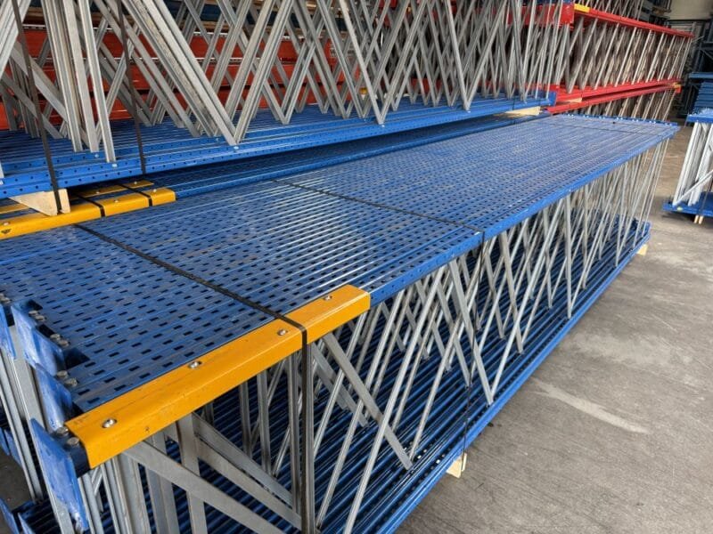 Palletstelling Esmena 550x110 diep / liggers 270 / lengte 39 mtr /  gebruikt - Afbeelding 4
