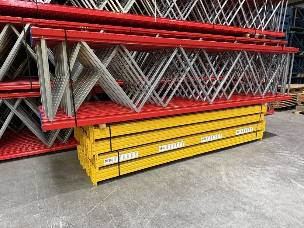 Palletstelling Esmena 500x110 diep / liggers 360 / lengte 40.80 mtr / gebruikt - Afbeelding 2