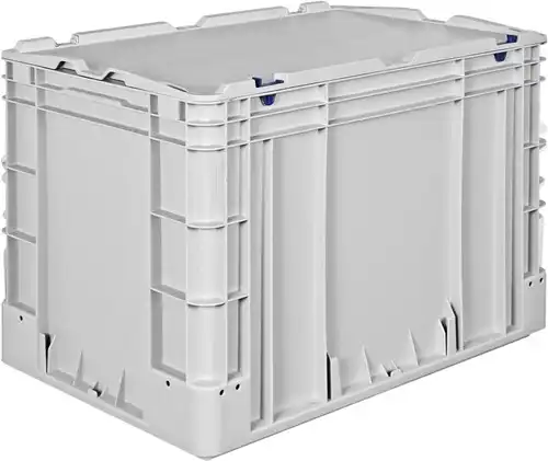 kunststof stapelbak + deksel 60x40x42