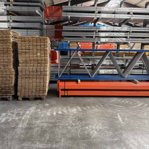 Palletstelling Ramada 395x110 diep / liggers 360 / lengte 22.30 mtr /  gebruikt