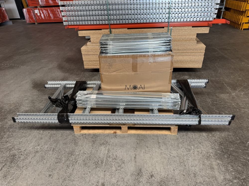 S1 legbordstelling gebruikt 250x80 lengte 2.50 mtr