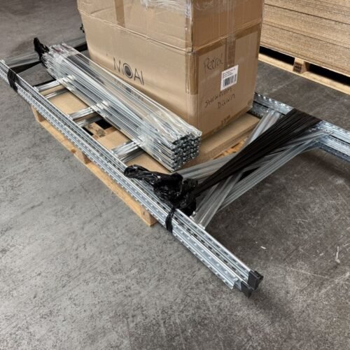 S1 legbordstelling gebruikt 250x80 lengte 2.50 mtr - Afbeelding 2