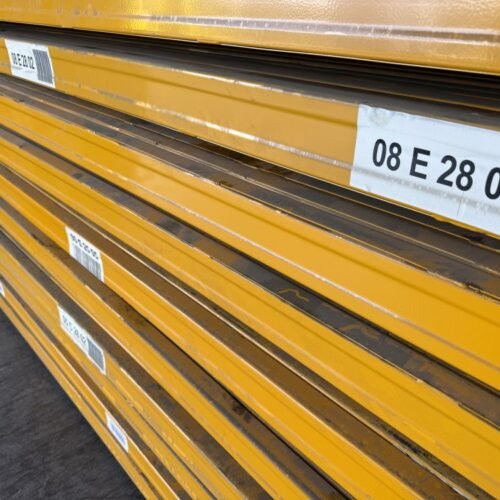 Palletstelling Esmena liggers 3300x100x45 geel - Afbeelding 3