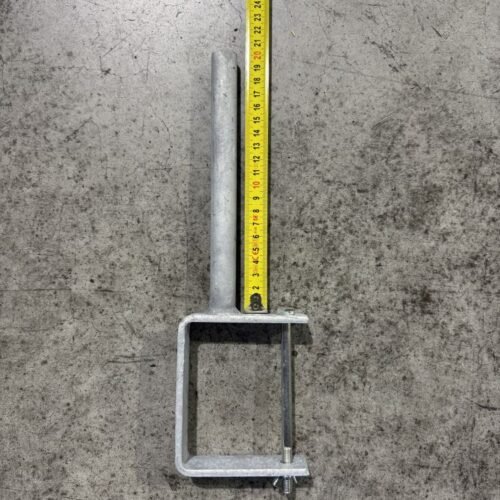 draagarm, armverdeler U beugel 20 cm, tbv koker 60x40, nieuw - Afbeelding 3